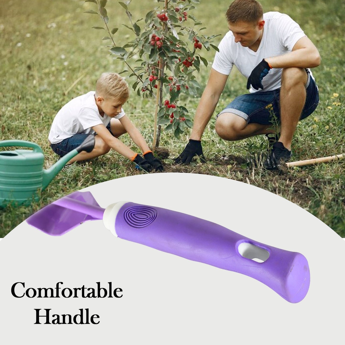 Heavy Duty Garden Tools, Gardening Tools Kit for Home Garden, Indoor and Outdoor Gardening for Plants, Agriculture, and Soil Tools (1 Pc) (5 Different Types Tool)