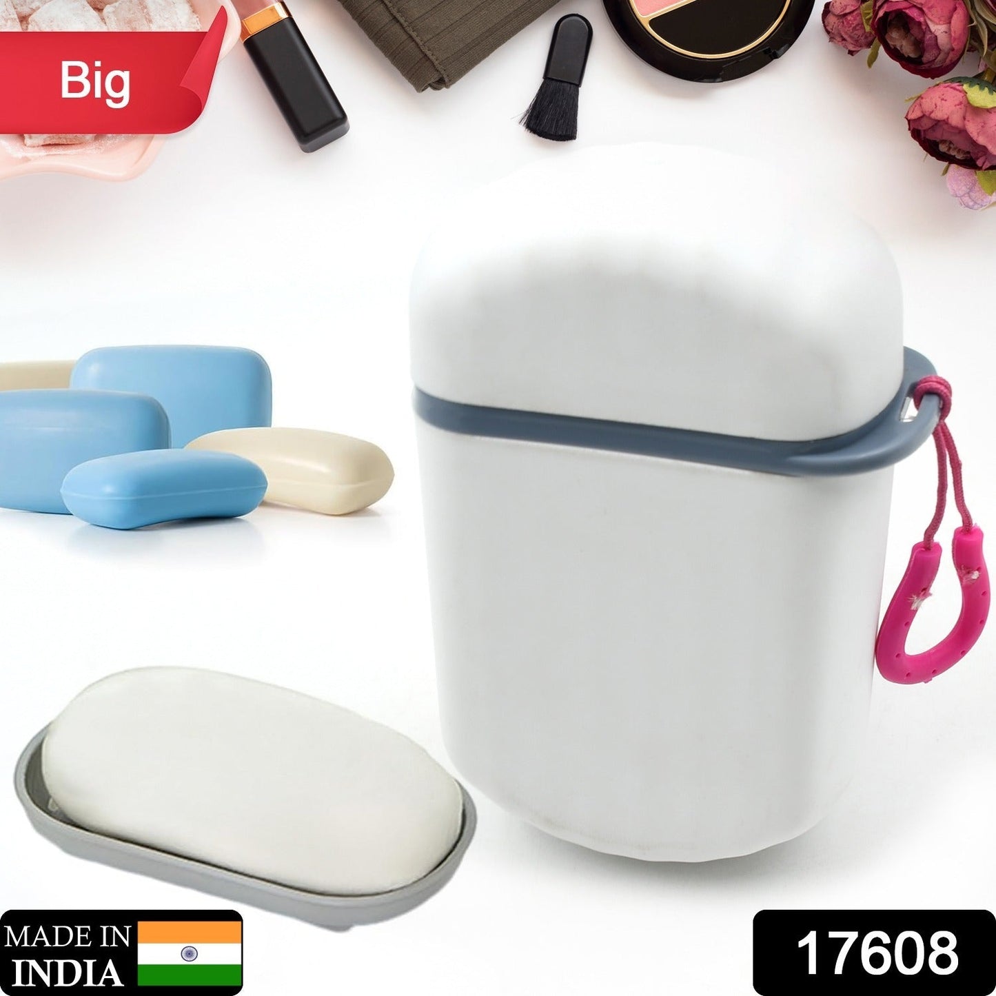 Stylish and Practical Soap Holder for Travel Soap Box With Secure Seal and Non Leak Design Stylish Soap Box for Home, Bathroom, Hiking, Travel, Camping Capsule Soap Box (1 Pc)