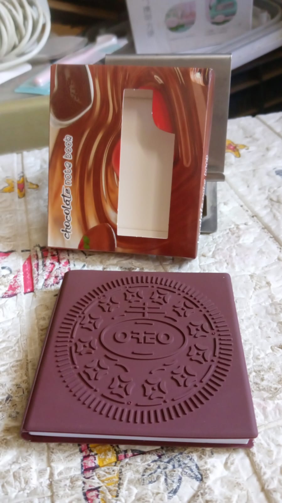 Chocolate Diary Notebooks Original Chocolate Smell Writing Practice Book Early Learning Copybook Premium Chocolate Book (1Pc / Book / 80 Pages)